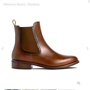 Thursday Boot Company Brown Duchess Genuine Leather Ankle Boots Sz 10